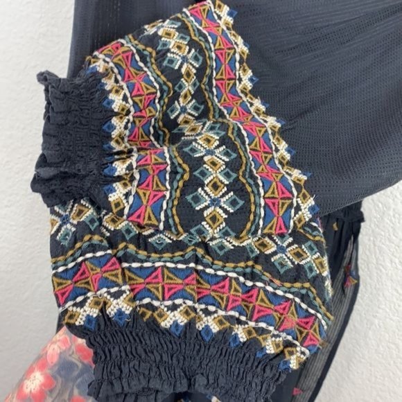 Free People Mykonos Embroidered kimono - Picture 5 of 9